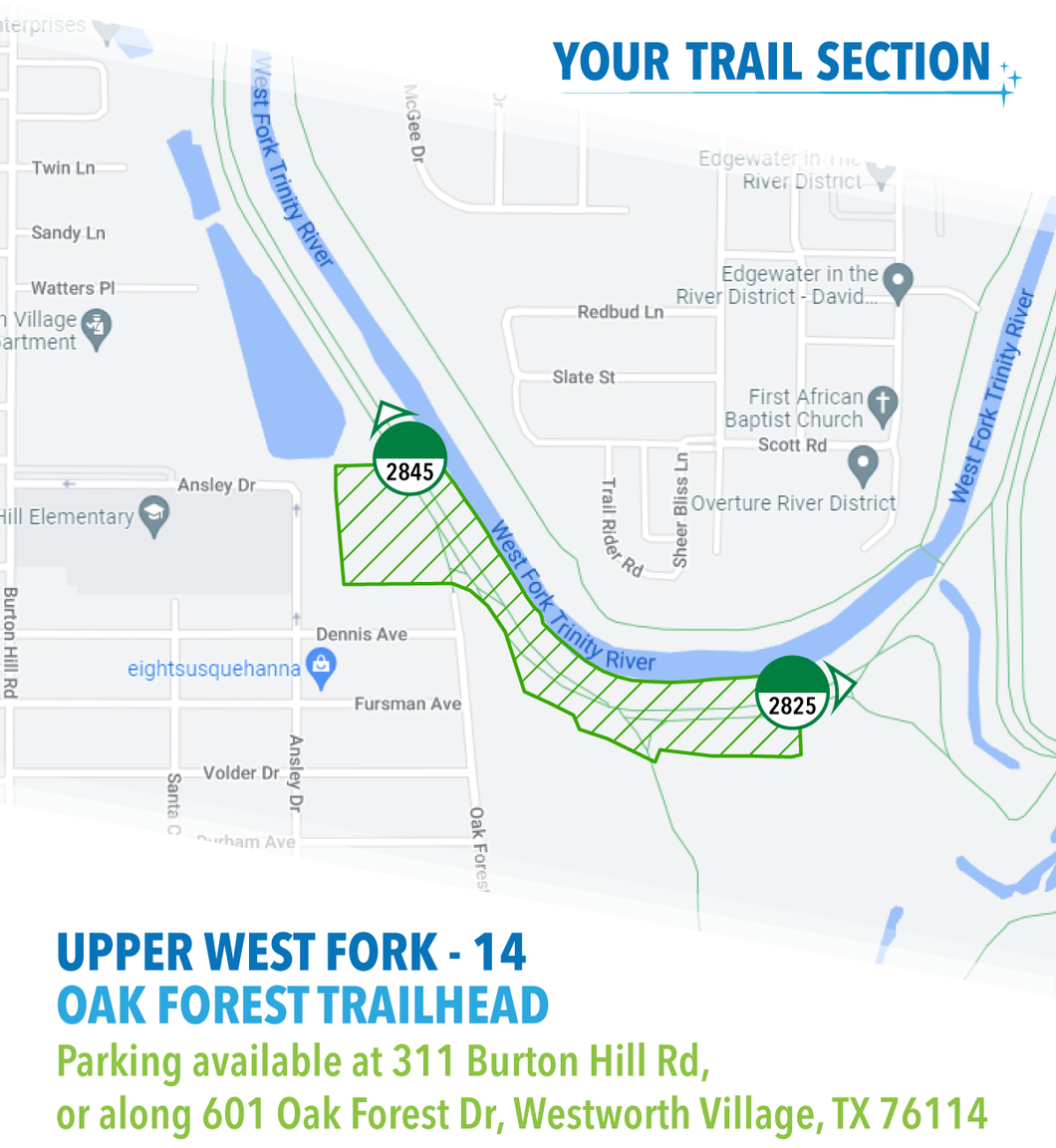Section 14 – Oak Forest Trailhead