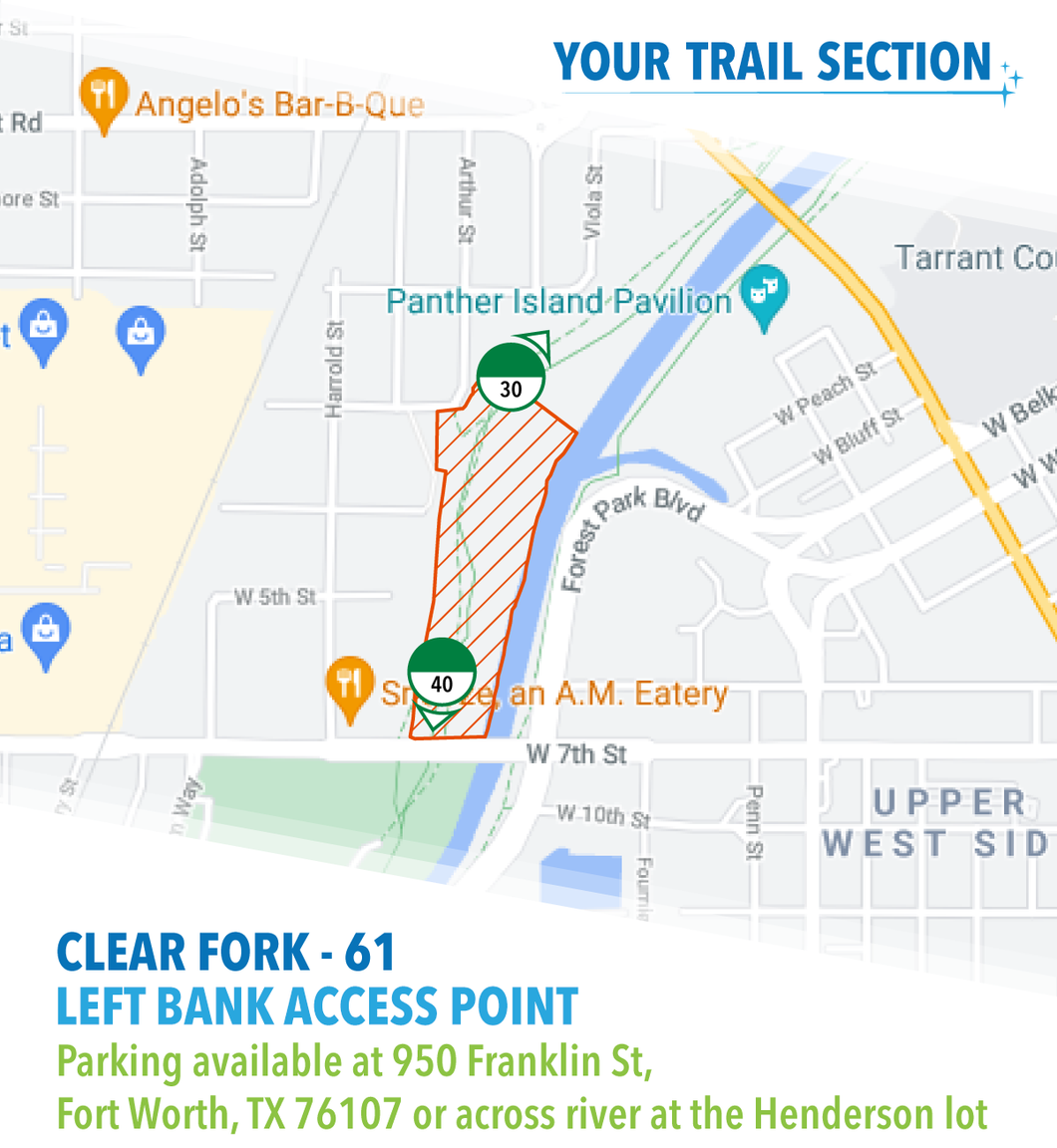 Section 61 – Left Bank Access Point
