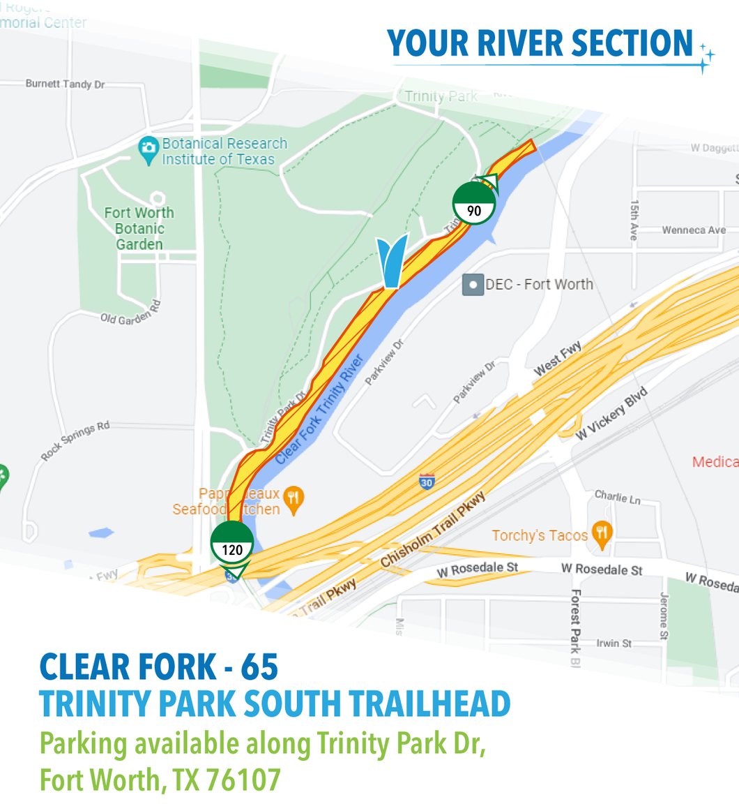 Section 65 – Trinity Park South Trailhead