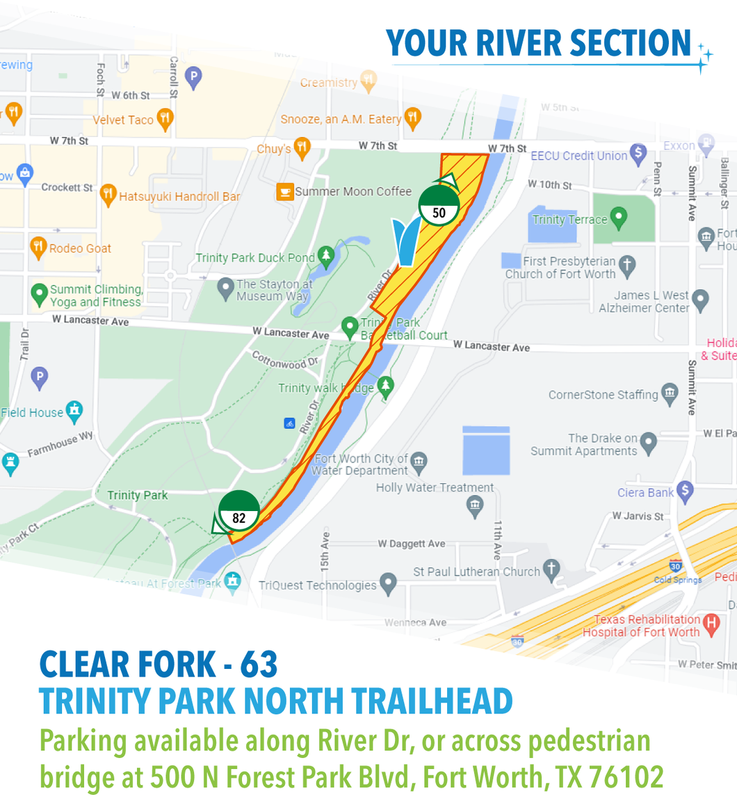 Section 63 – Trinity Park North Trailhead